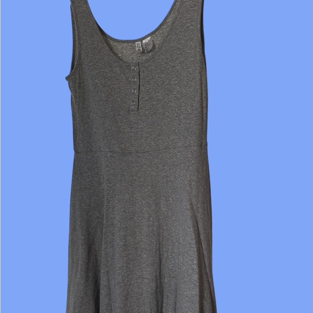 H&M Light Gray Ribbed Top - Picture 2 of 5